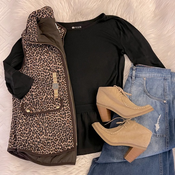 STYLUS Tops - Black | Peplum top